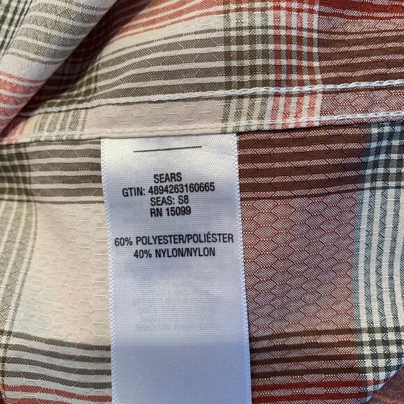 OUTDOOR LIFE Vintage (Sears) Men’s Button Down Shirt - Size: Large - Picture 6 of 8